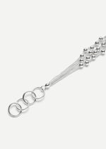 Metal Beaded Design Layered Chain Bracelet