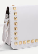 Studded PU Flap Bag