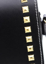 Studded PU Flap Bag