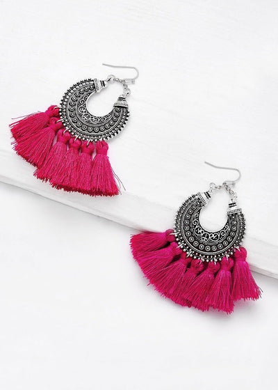 Multi Tassel Earrings