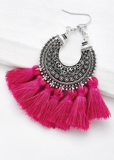 Multi Tassel Earrings