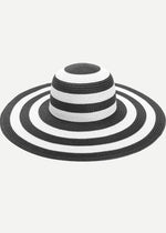 Striped Design Floppy Hat