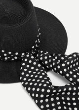 Polka Pot Band Straw Hat